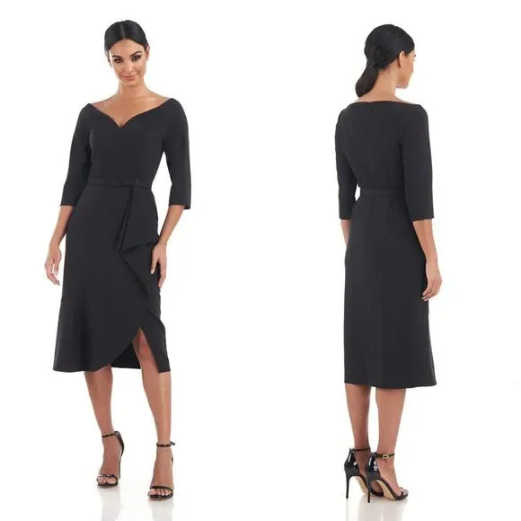 kay unger black dress SOPHISTICATED KAY UNGER GOLD & BLACK LACE SILK HALTER EVENING GOWN - –  Vintage Clothing & Fashions main image 1